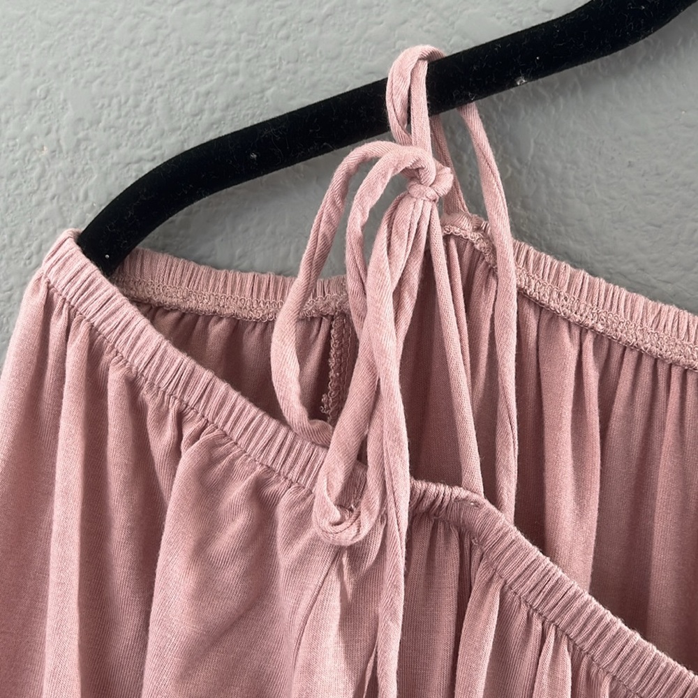 Melrose & Market dusty pink, off the shoulder top, women’s S, pretty lac… - Picture 5 of 6